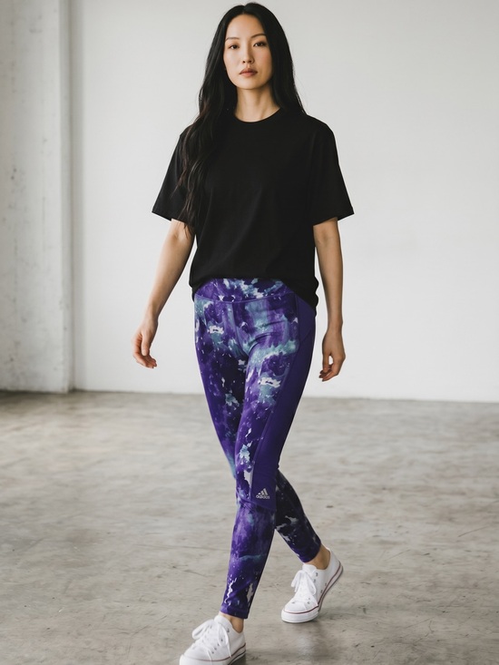 adidas Pants - Adidas Climacool Purple leggings. Size medium GUC